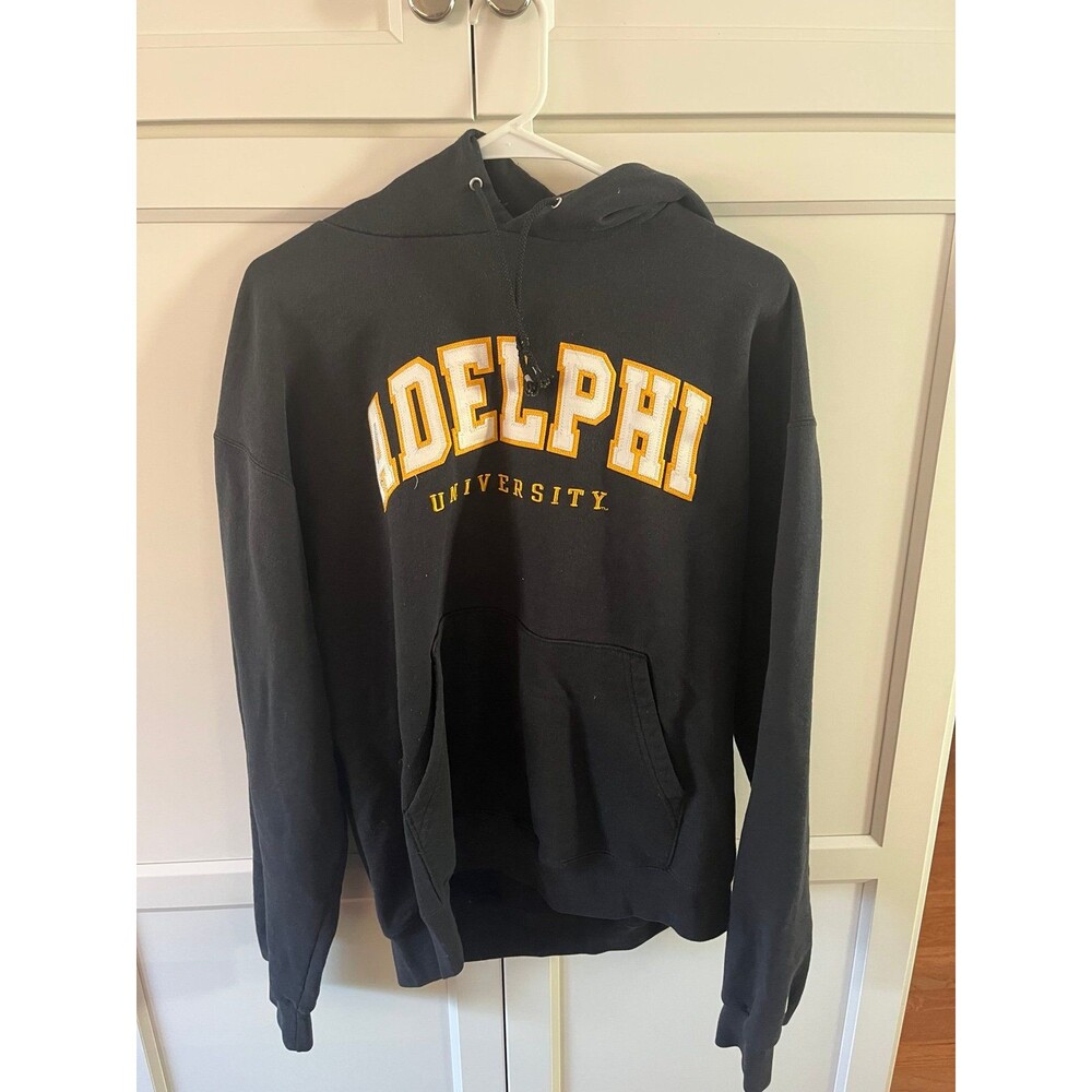Adelphi University Champion size large Sweatshirt Hoodie